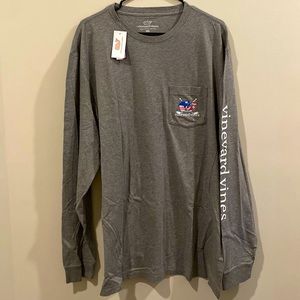 Vineyard Vines XXL Grey Long Sleeve T-Shirt
